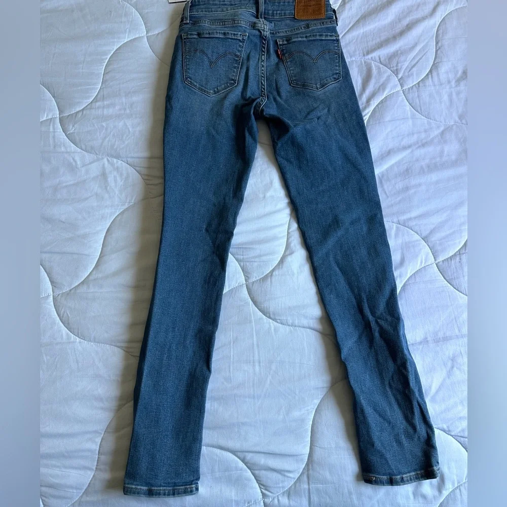 Levi's Slim Straight Jeans size 24 - Picture 4 of 6